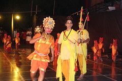 Act performance of Ramayan by students